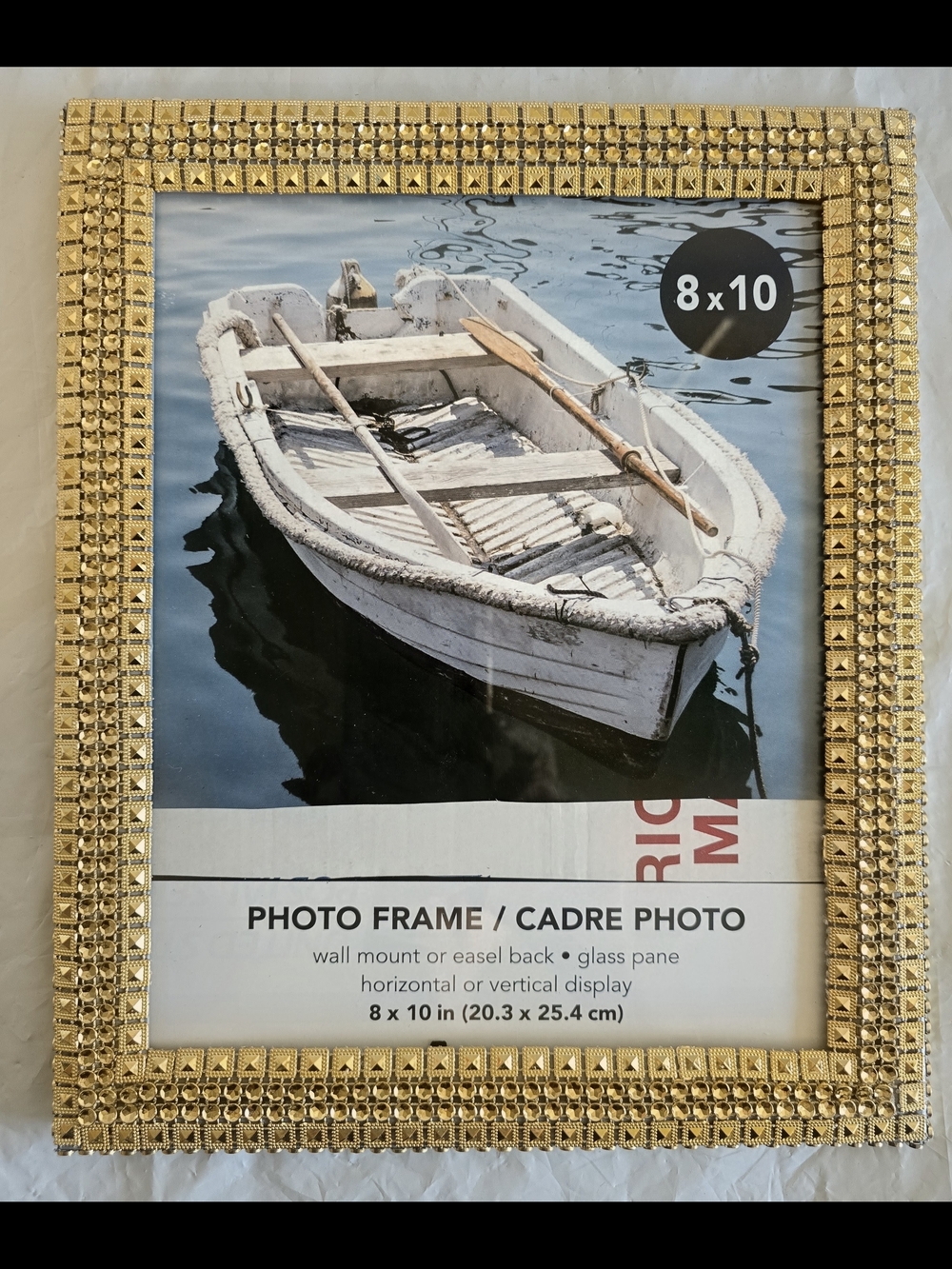 Gold Decorative 8x10 Photo Frame - Elegant Home Accent New Handmade